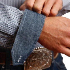 Camisa Stetson Mod 11-001-0526-0370 BU -Resistol Shop 1100105260370c