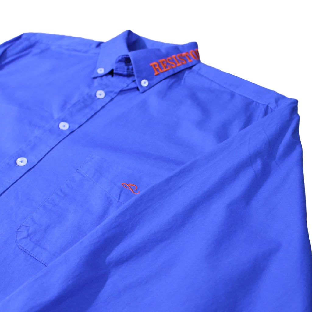 Camisa Resistol Marketing Blue/Orange 2 Camisa Resistol Marketing Blue/Orange - Image 2