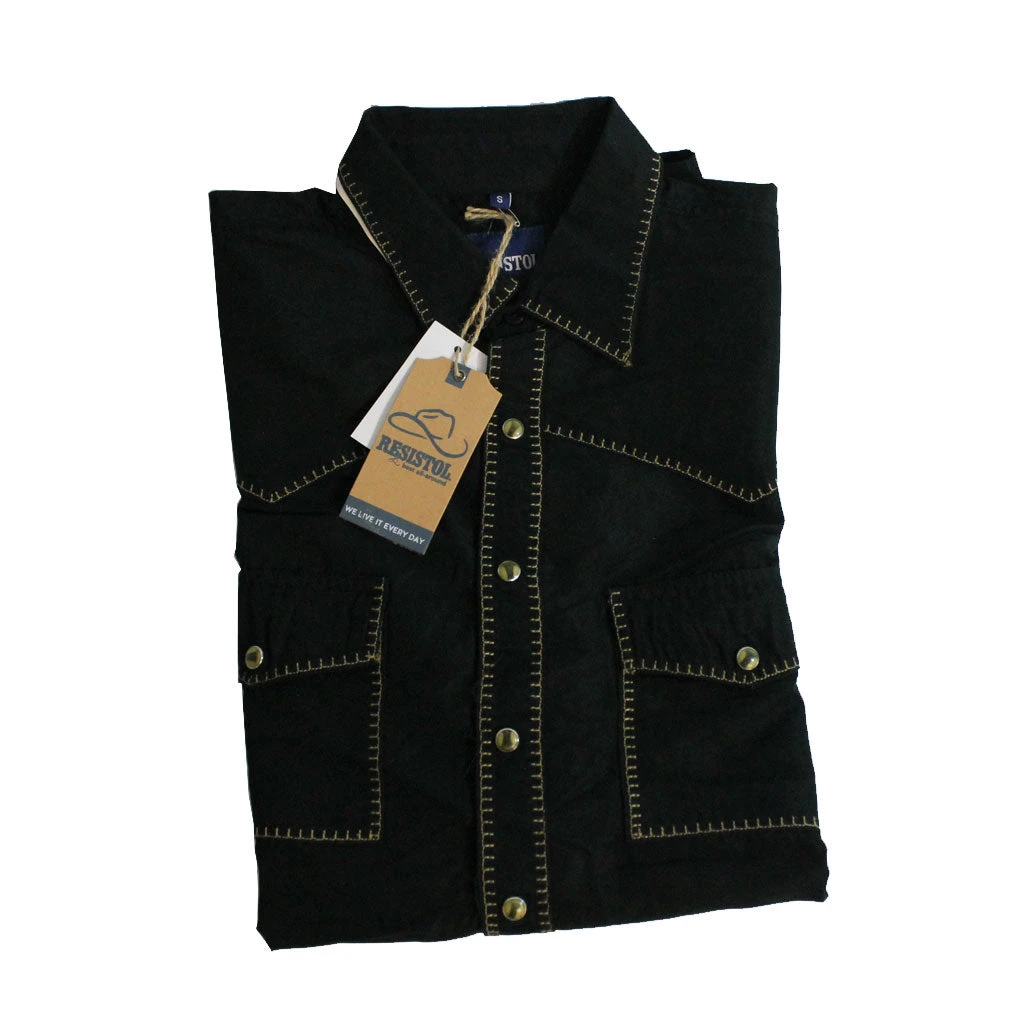 Camisa Resistol Jett Black 2 Camisa Resistol Jett Black - Image 2