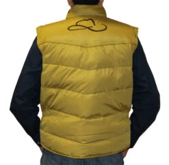 Chaleco Doble Vista De Pluma De Ganso Resistol Choco/Beige -Resistol Shop Chaleco OliveChoco MKTG Back