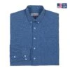 Resistol Oxford Dress French Blue Single Pocket