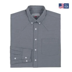 Resistol Oxford Dress Black Single Pocket