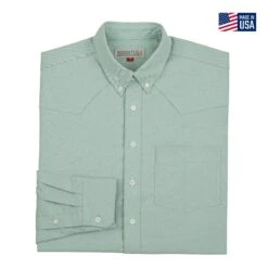 Resistol Oxford Dress Shirt Single Pocket
