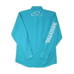 Camisa Resistol Marketing Turquoise/White -Resistol Shop TURQUOISE MKTG NEW 2