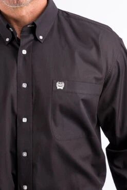 Camisa Cinch Mod MT10320083 Negra -Resistol Shop mt10320083 4 888 detail